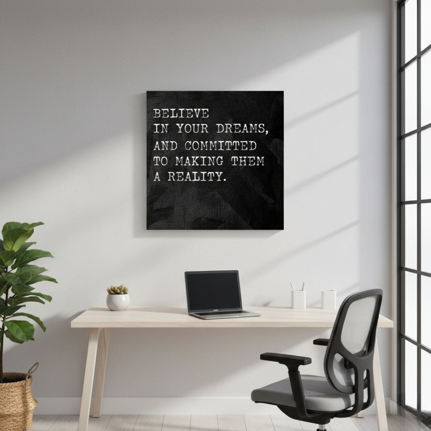 Dreams to Reality: The Power of Commitment – Actionable Goal Setting Quote