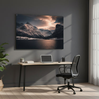 Majestic Peak Reflection Wall Art