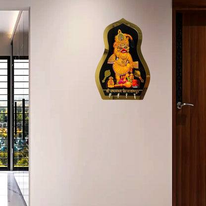 Shri Kashtbhanjan Dev Acrylic Key Stand – Salangpur Hanuman Ji Wall Hanger
