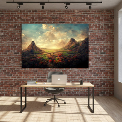 Valley of Bloom Canvas Print