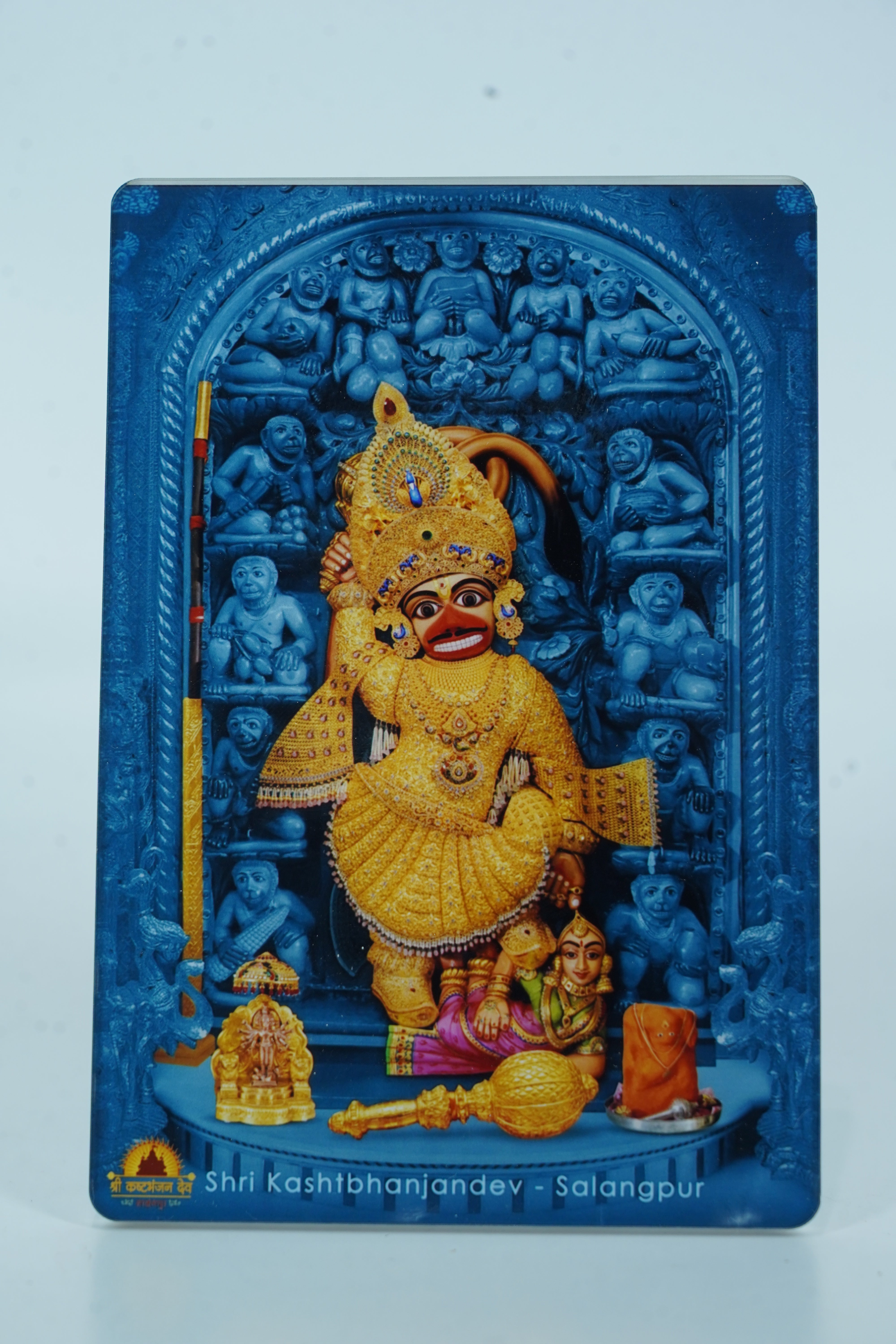 Acrylic blue frame big – Prabhu Prasad