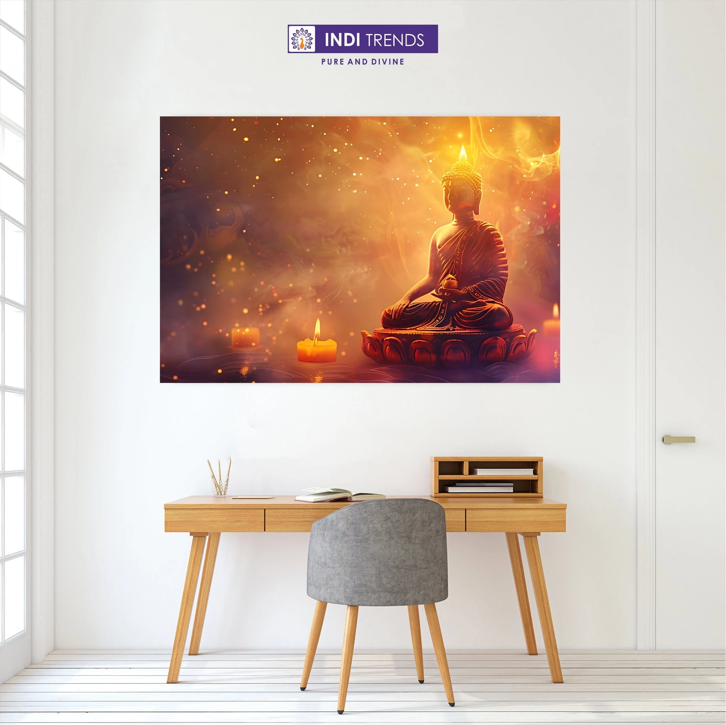 Lord Buddha Canvas Wall Art – Standard Print