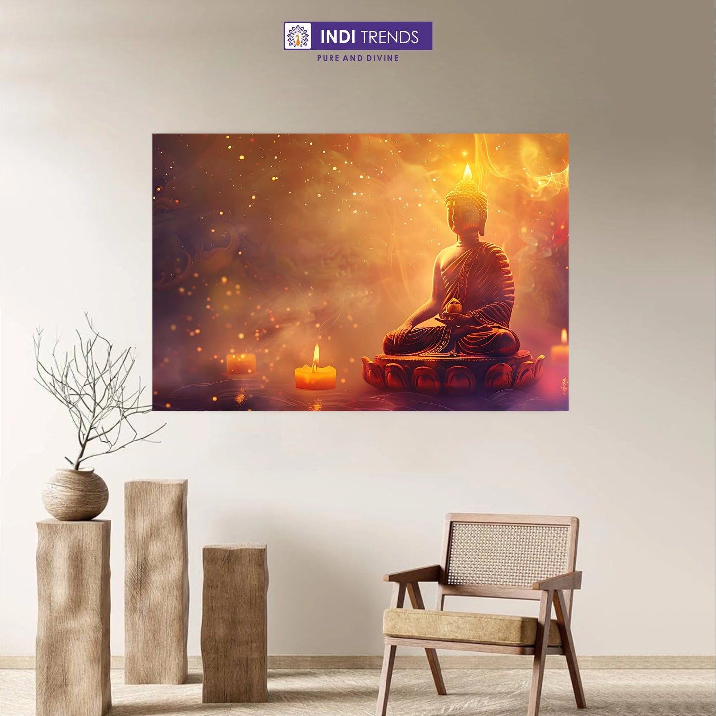 Lord Buddha Canvas Wall Art – Standard Print