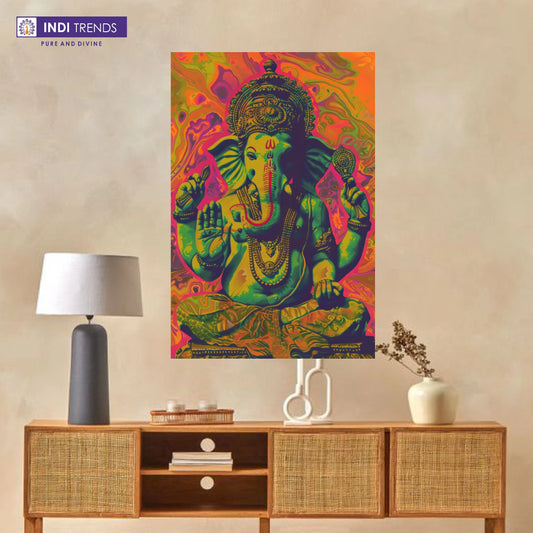 Lord Ganesha Canvas Wall Art – Standard Print