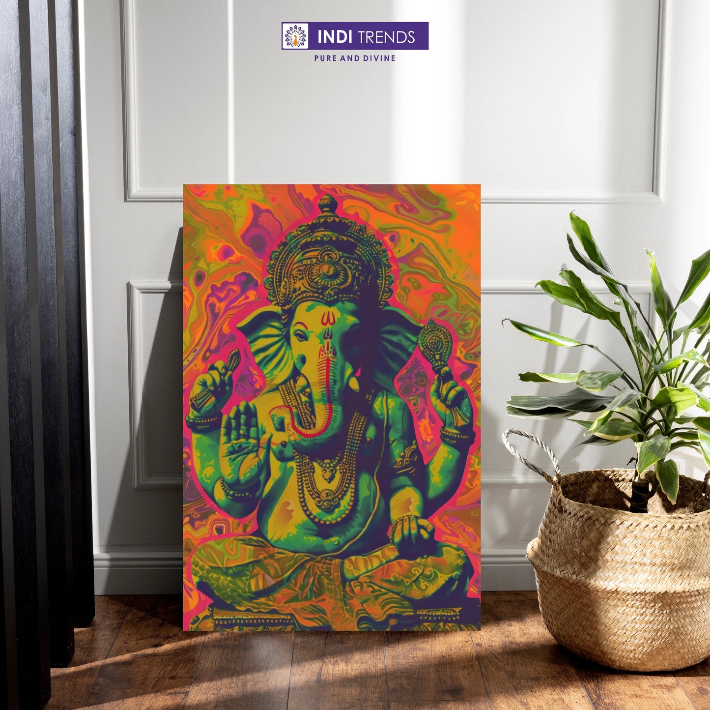 Lord Ganesha Canvas Wall Art – Standard Print
