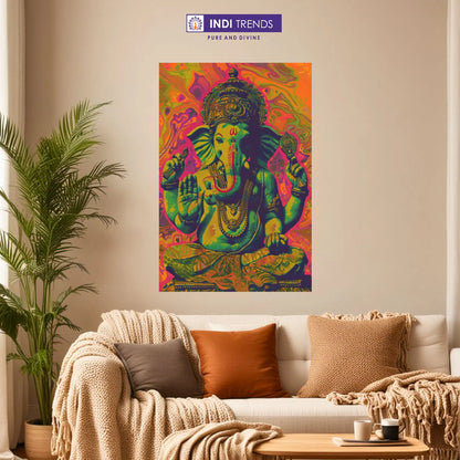 Lord Ganesha Canvas Wall Art – Standard Print