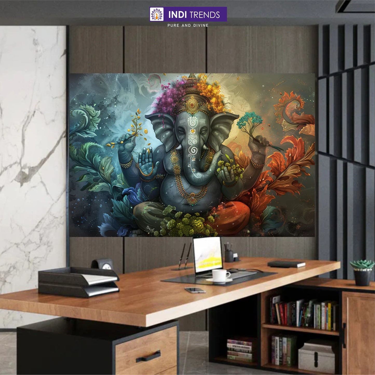 Lord Ganesha Canvas Wall Art – Standard Print
