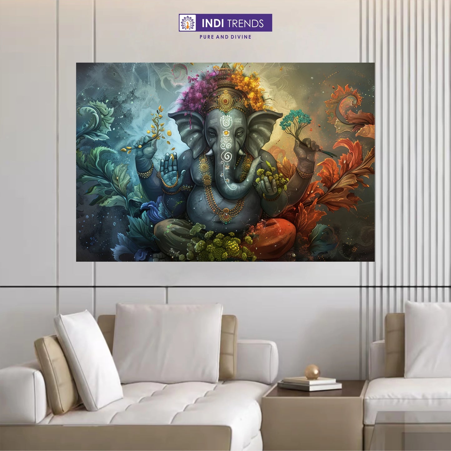 Lord Ganesha Canvas Wall Art – Standard Print