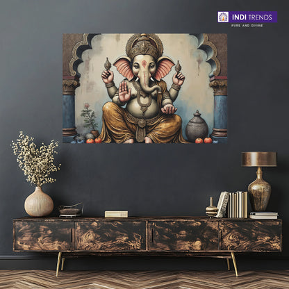 Lord Ganesha Canvas Wall Art – Standard Print