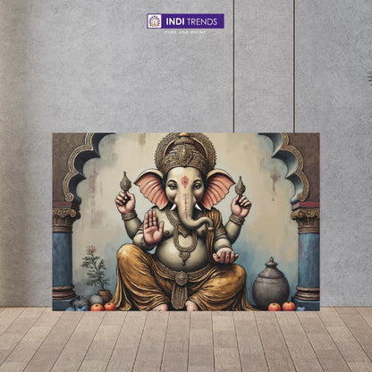 Lord Ganesha Canvas Wall Art – Standard Print