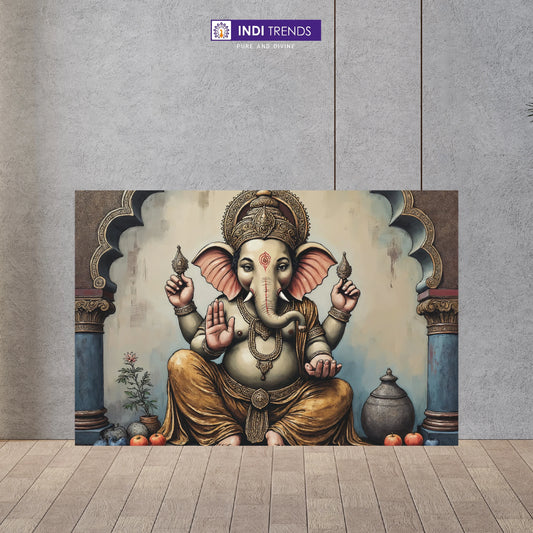 Lord Ganesha Canvas Wall Art – Standard Print
