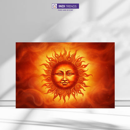 Lord Surya Dev Canvas Wall Art – Standard Print