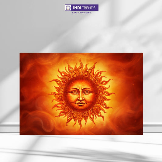 Lord Surya Dev Canvas Wall Art – Standard Print