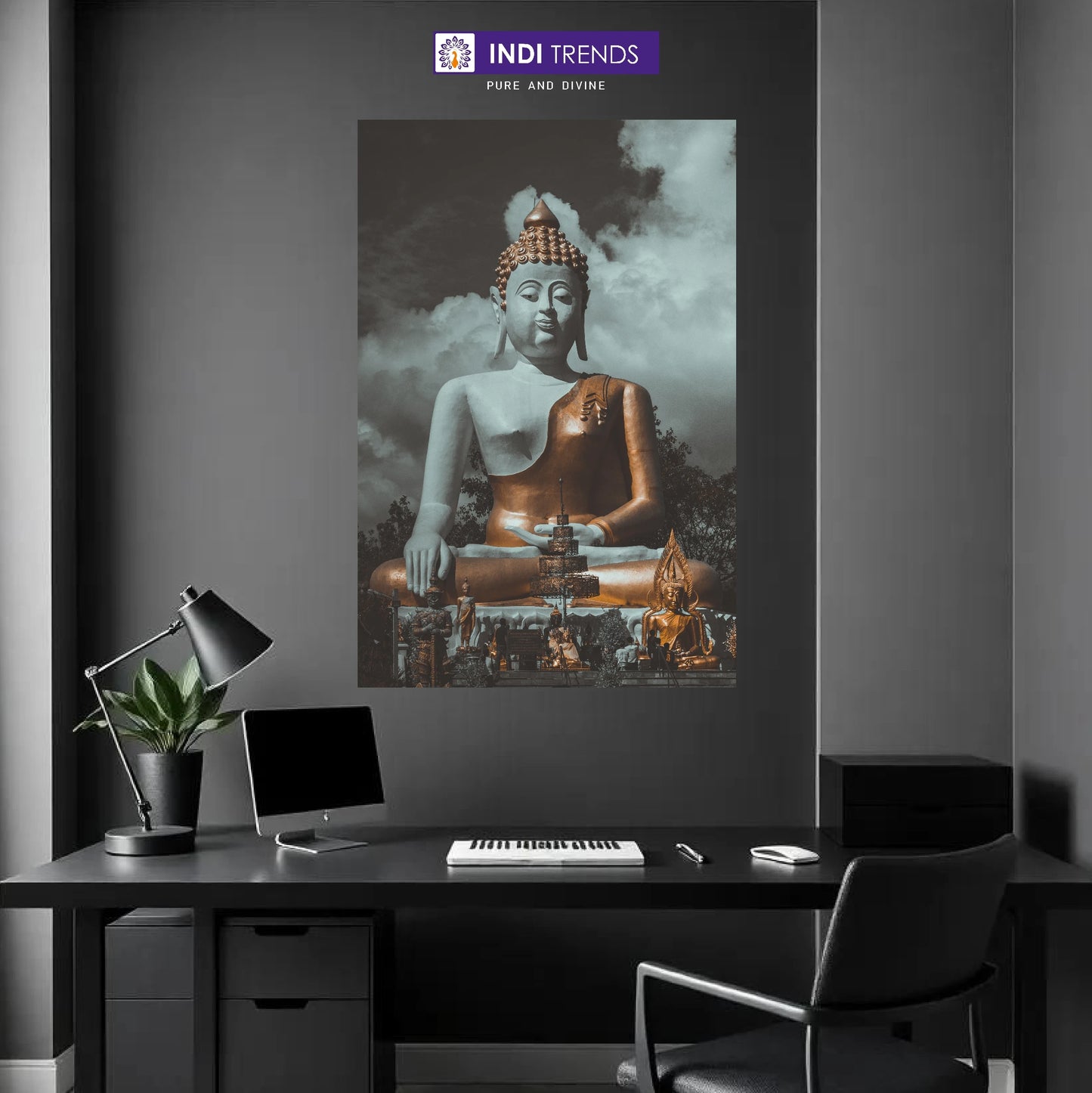 Lord Buddha Canvas Wall Art – Standard Print