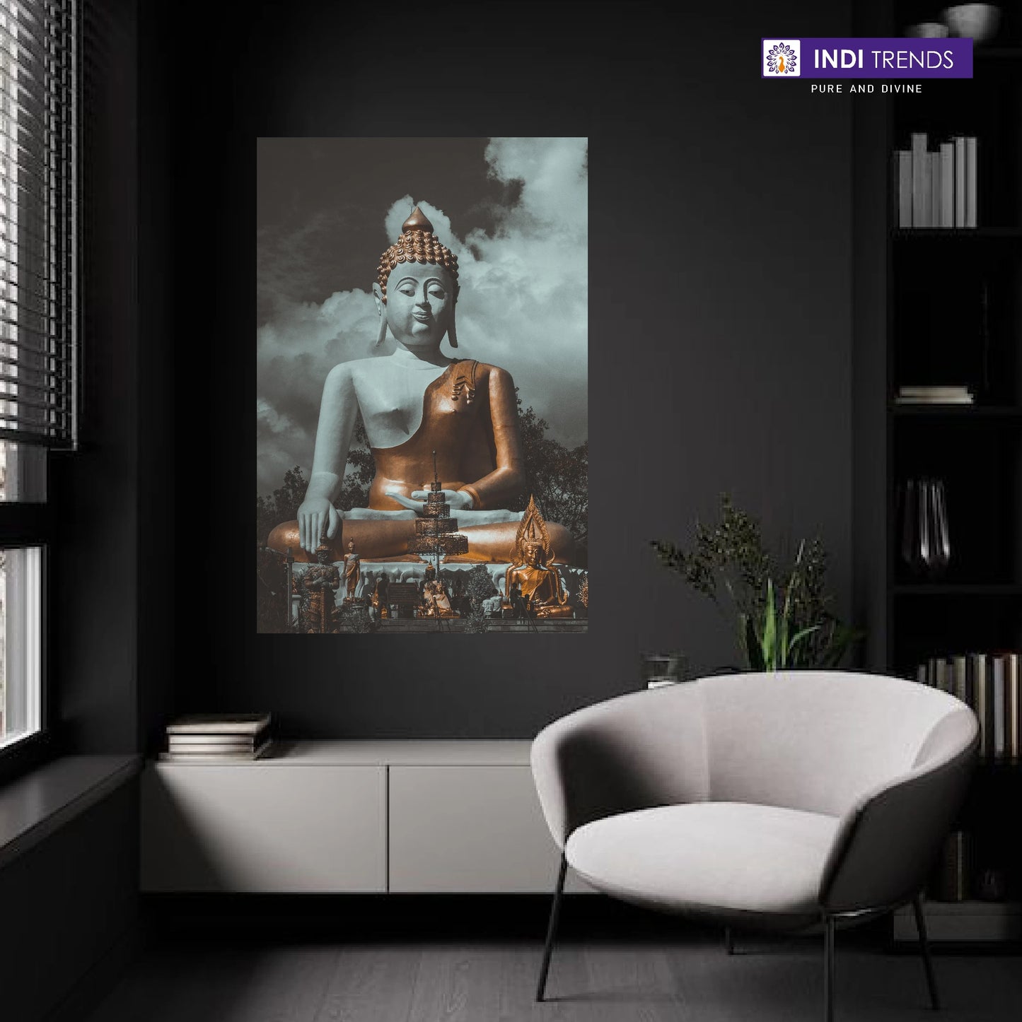 Lord Buddha Canvas Wall Art – Standard Print