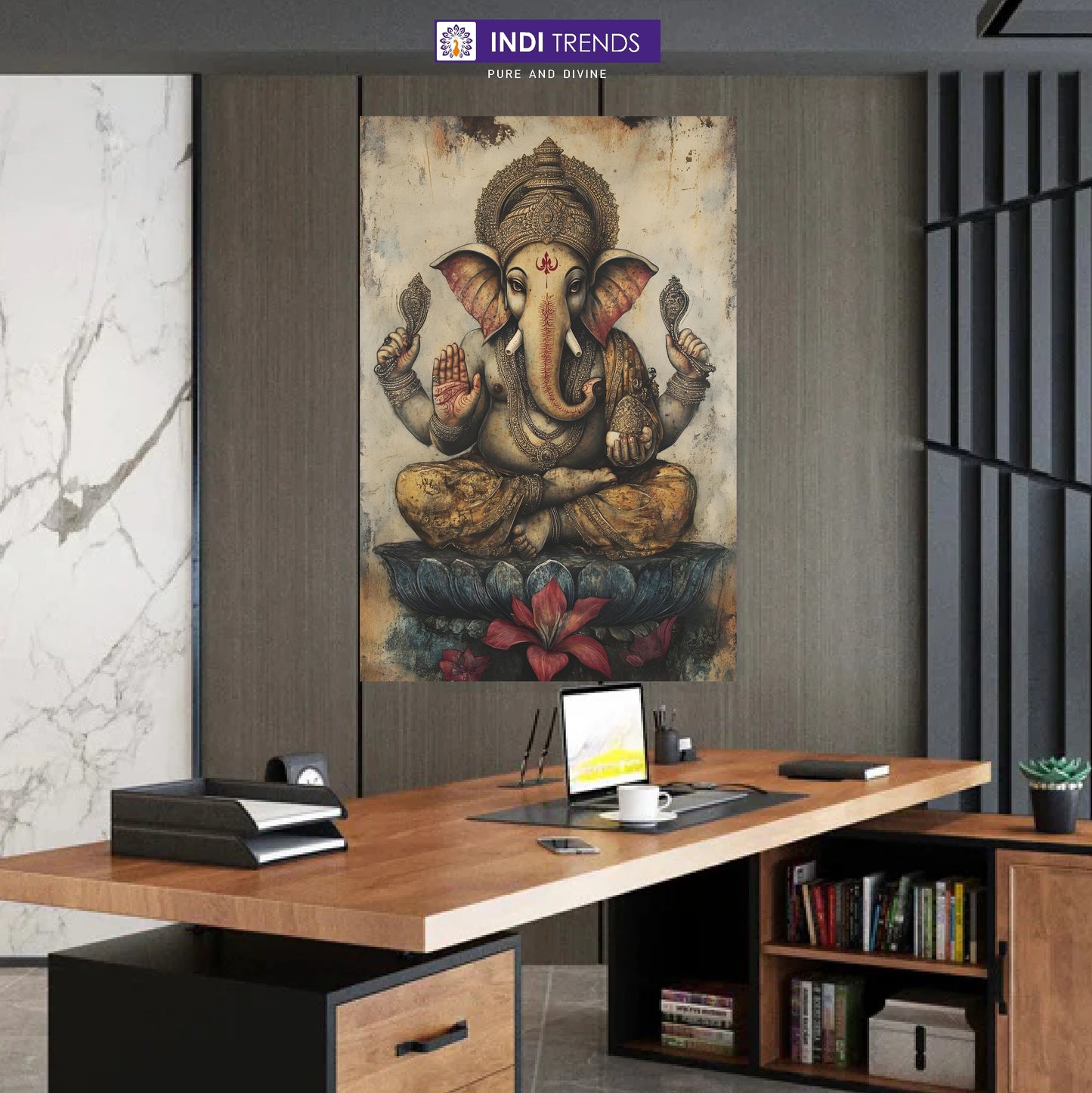 Lord Ganesha Canvas Wall Art – Standard Print