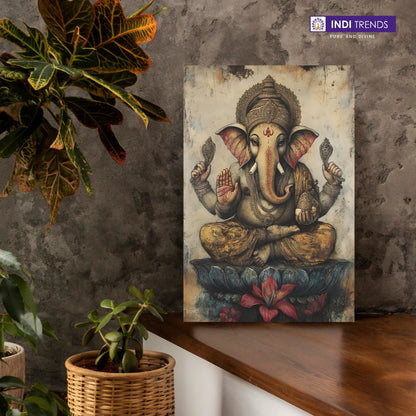 Lord Ganesha Canvas Wall Art – Standard Print