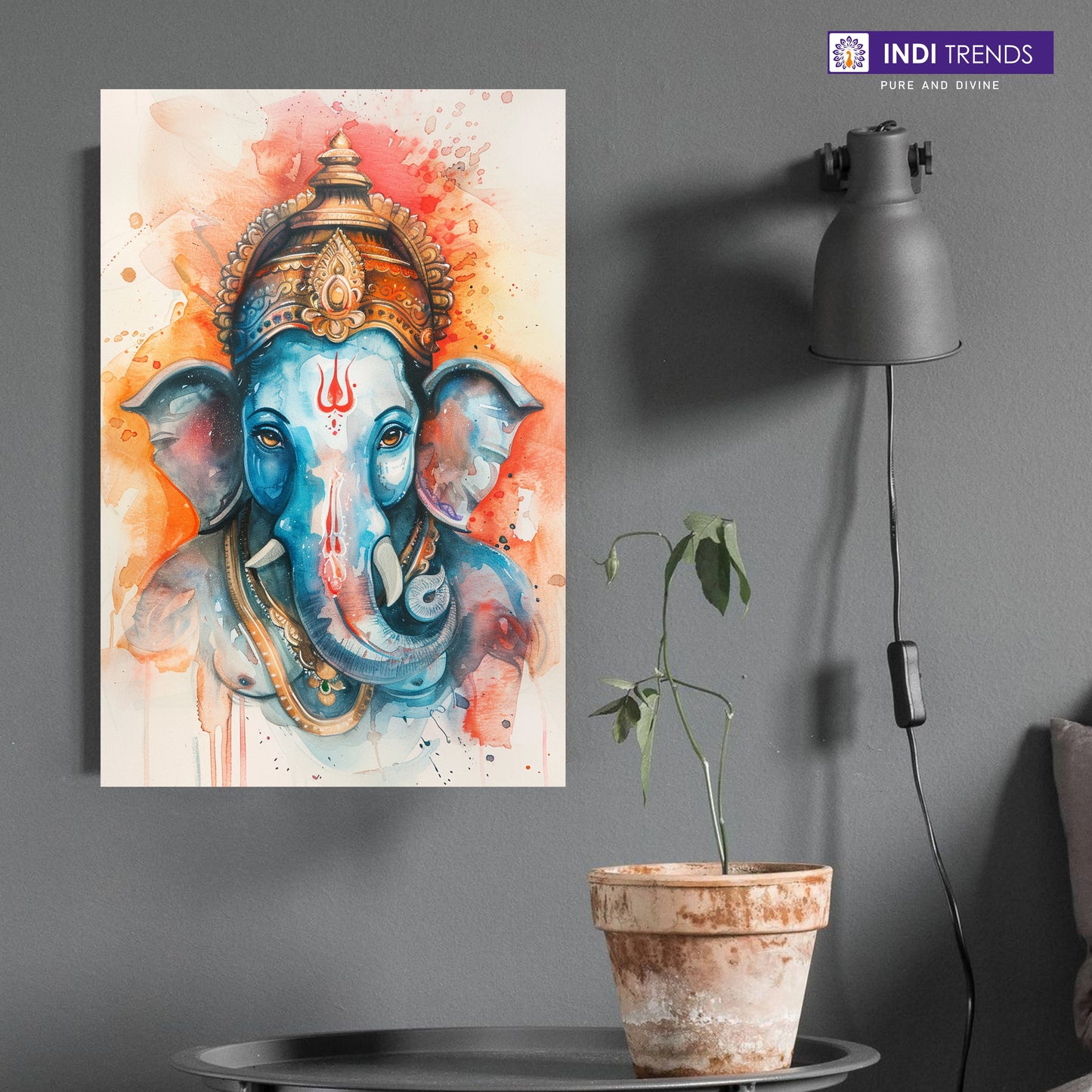 Lord Ganesha Canvas Wall Art – Standard Print