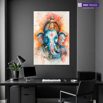 Lord Ganesha Canvas Wall Art – Standard Print