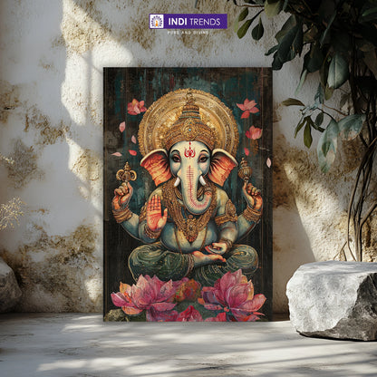 Lord Ganesha Canvas Wall Art – Standard Print