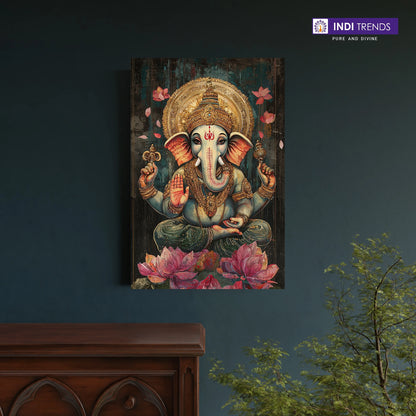 Lord Ganesha Canvas Wall Art – Standard Print
