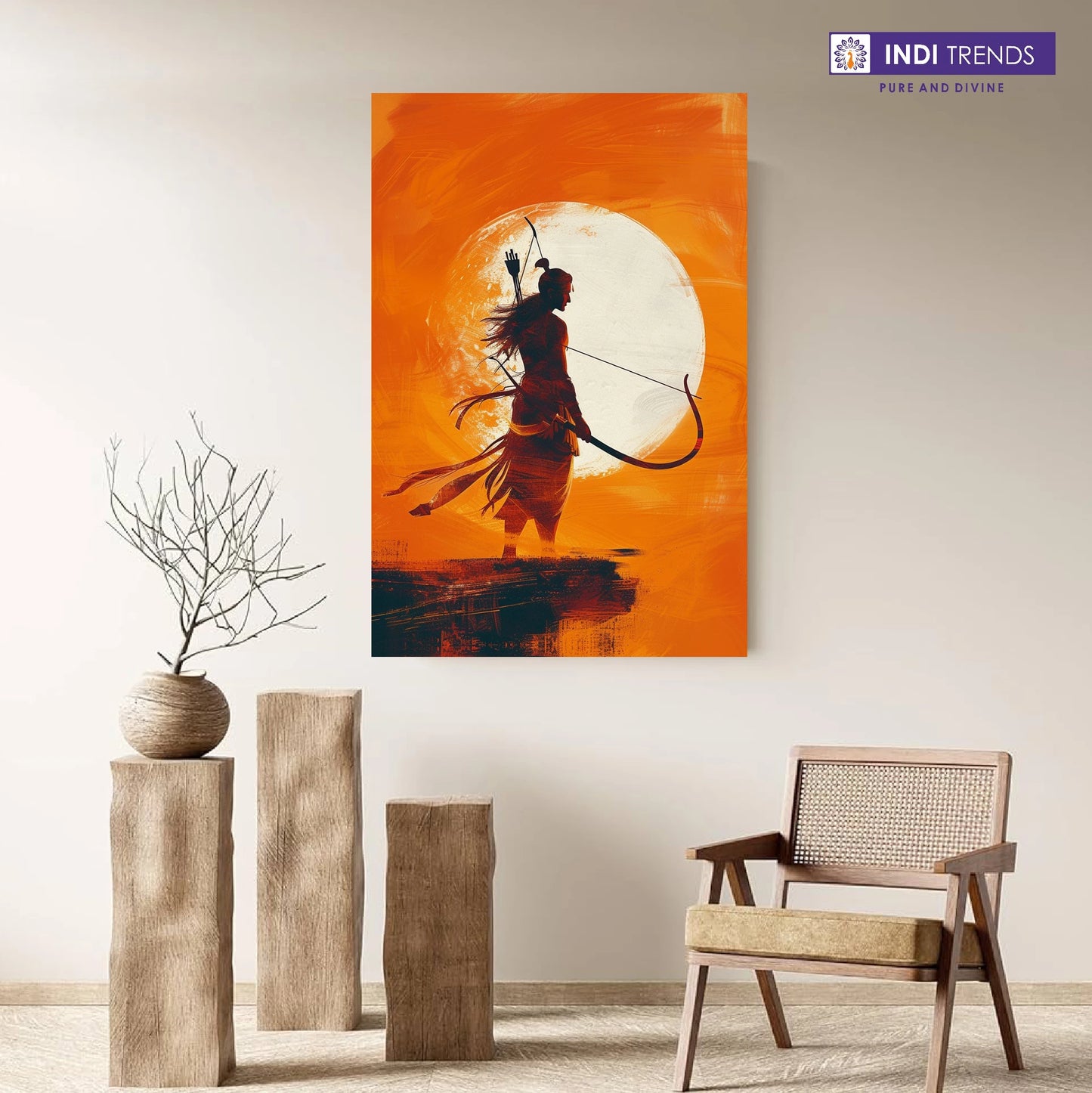 Lord Ram Canvas Wall Art – Standard Print