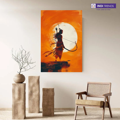 Lord Ram Canvas Wall Art – Standard Print