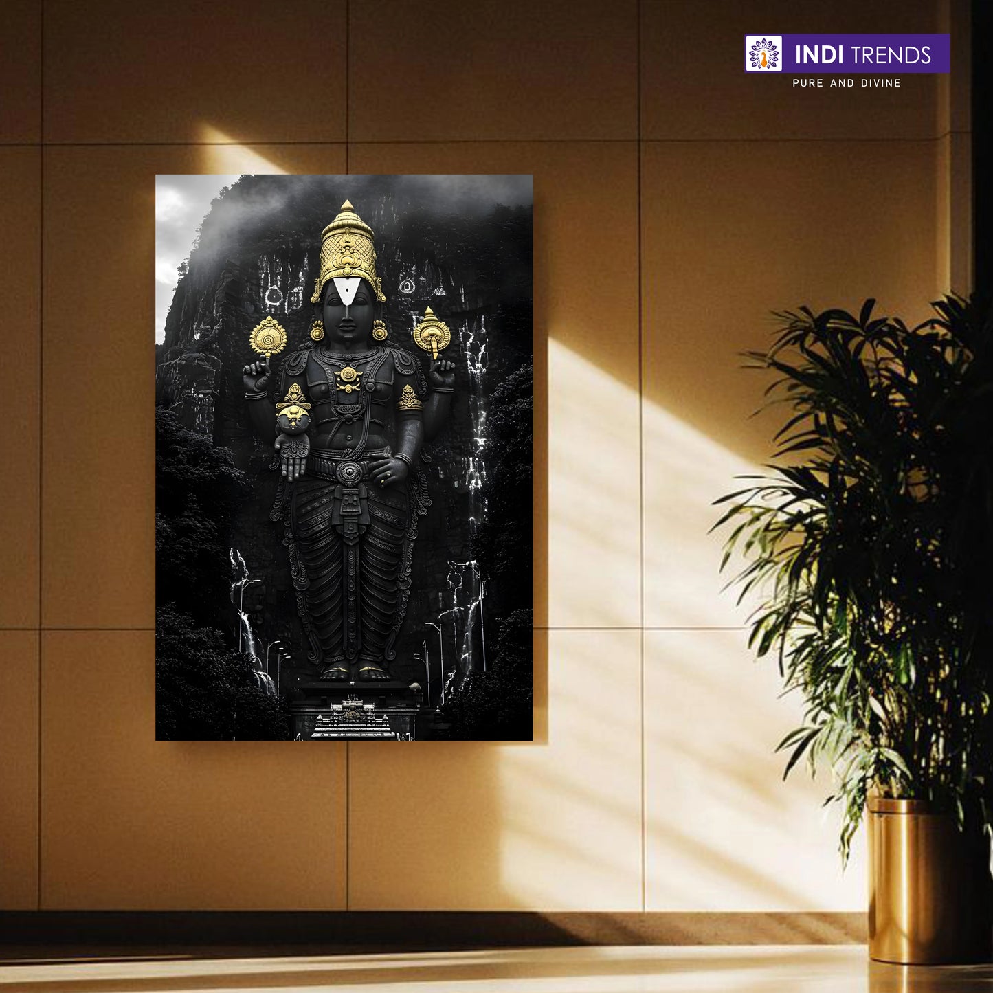Tirupati Balaji Canvas Wall Art – Standard Print