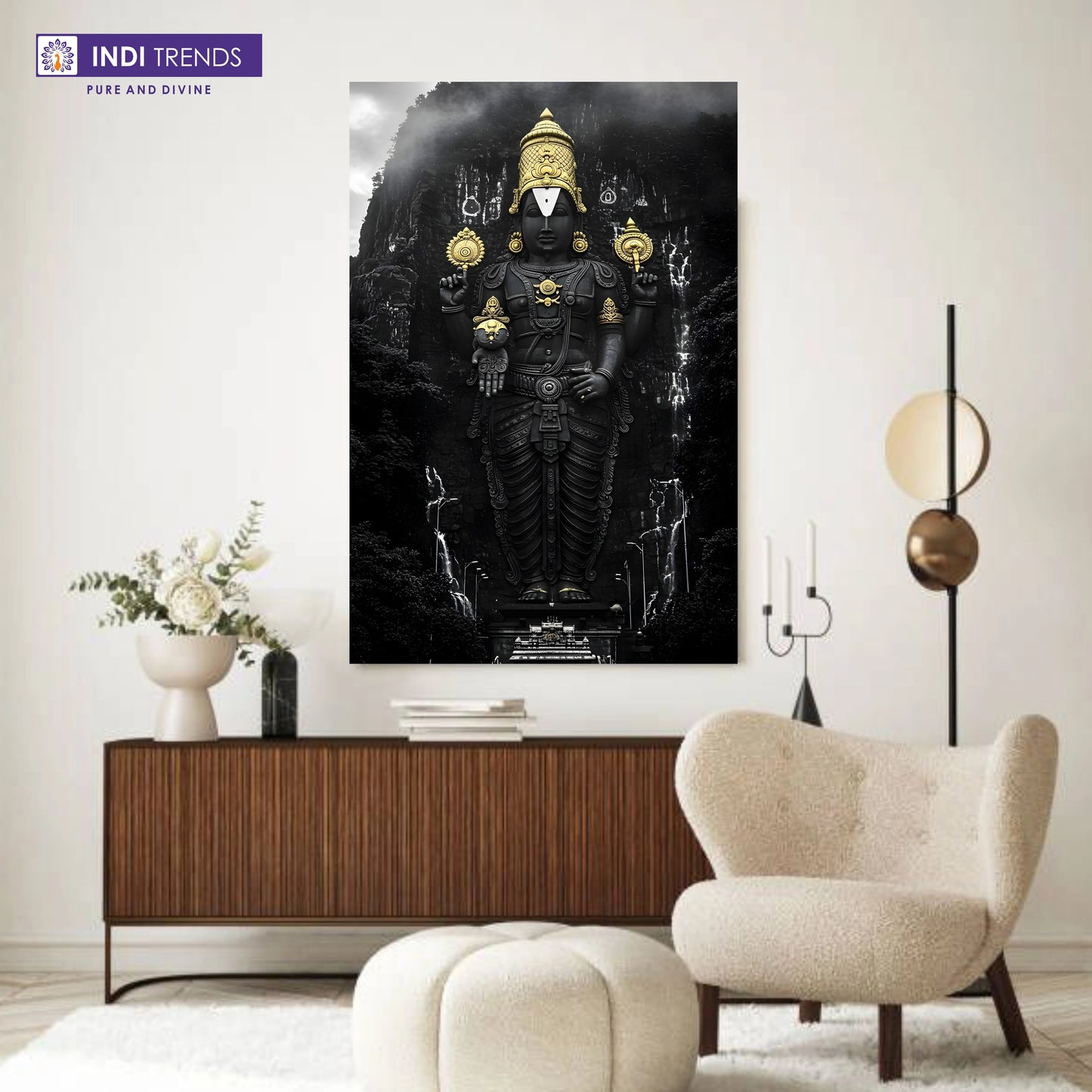 Tirupati Balaji Canvas Wall Art – Standard Print