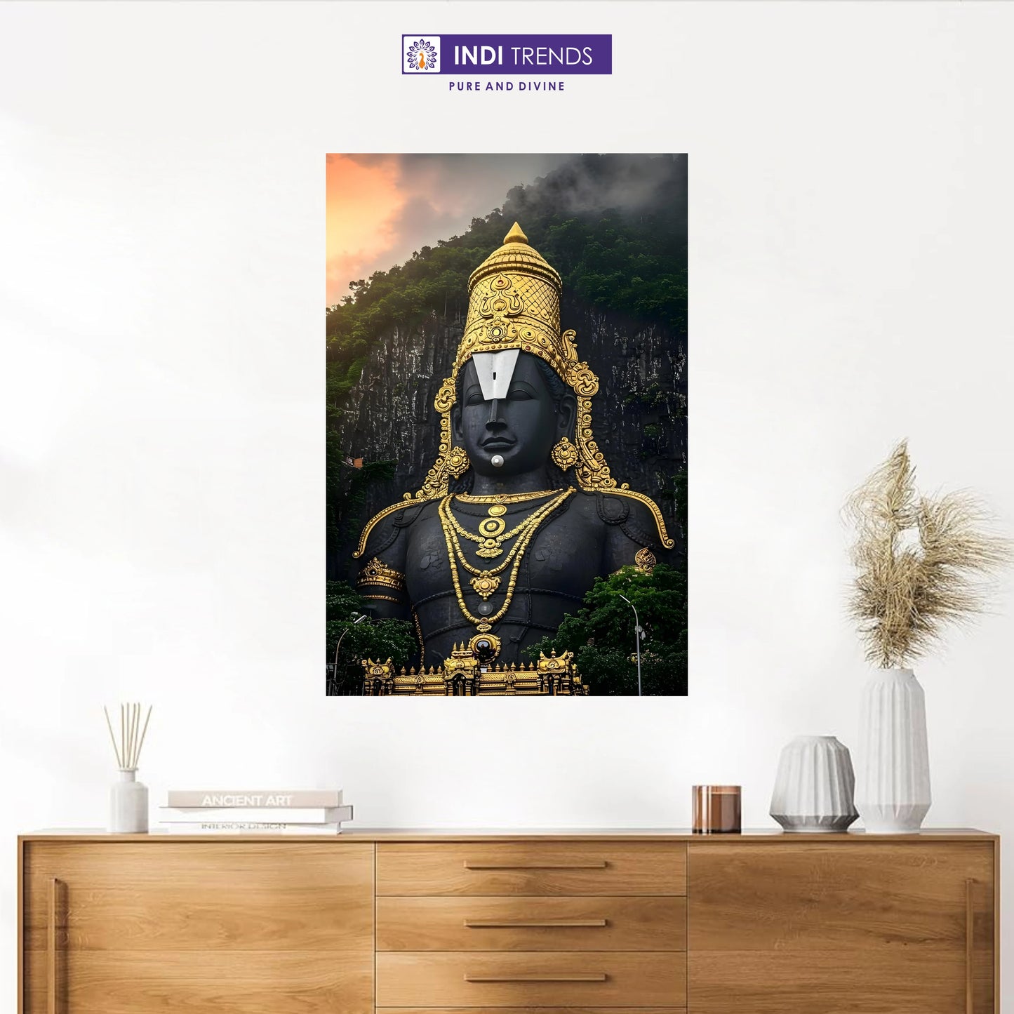 Tirupati Balaji Canvas Wall Art – Standard Print