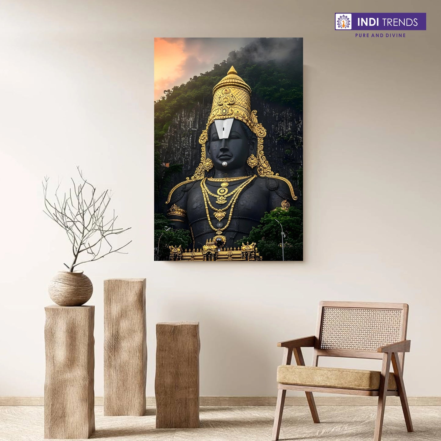 Tirupati Balaji Canvas Wall Art – Standard Print
