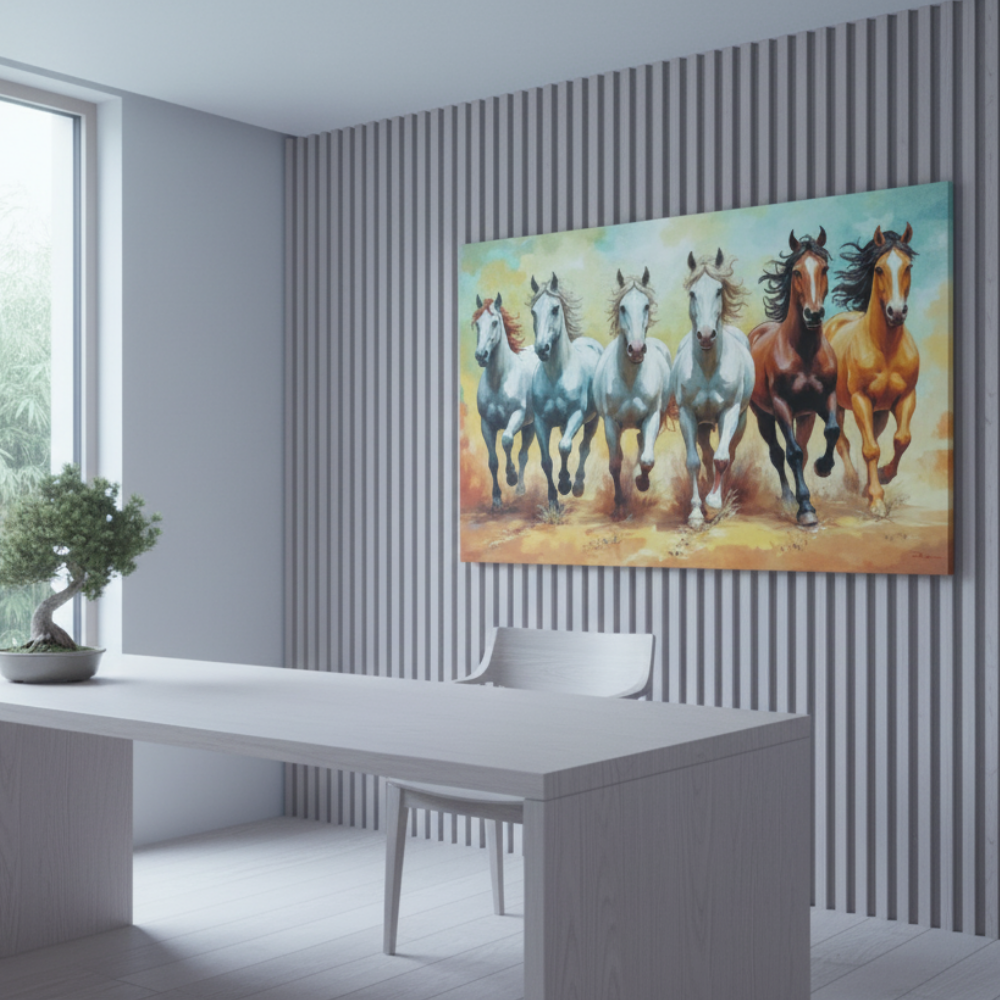 Vibrant Essence of the Primal Horse #21