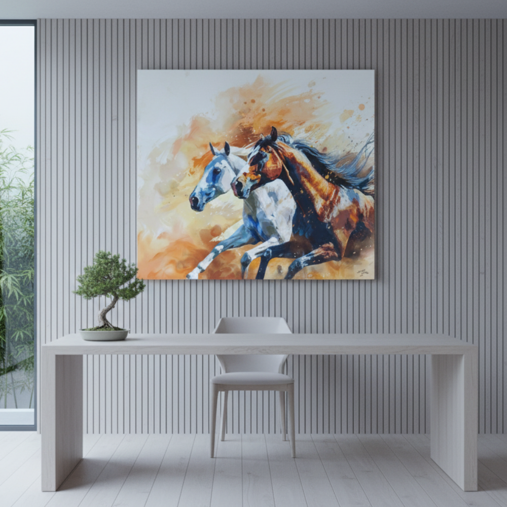 Vibrant Essence of the Primal Horse #20