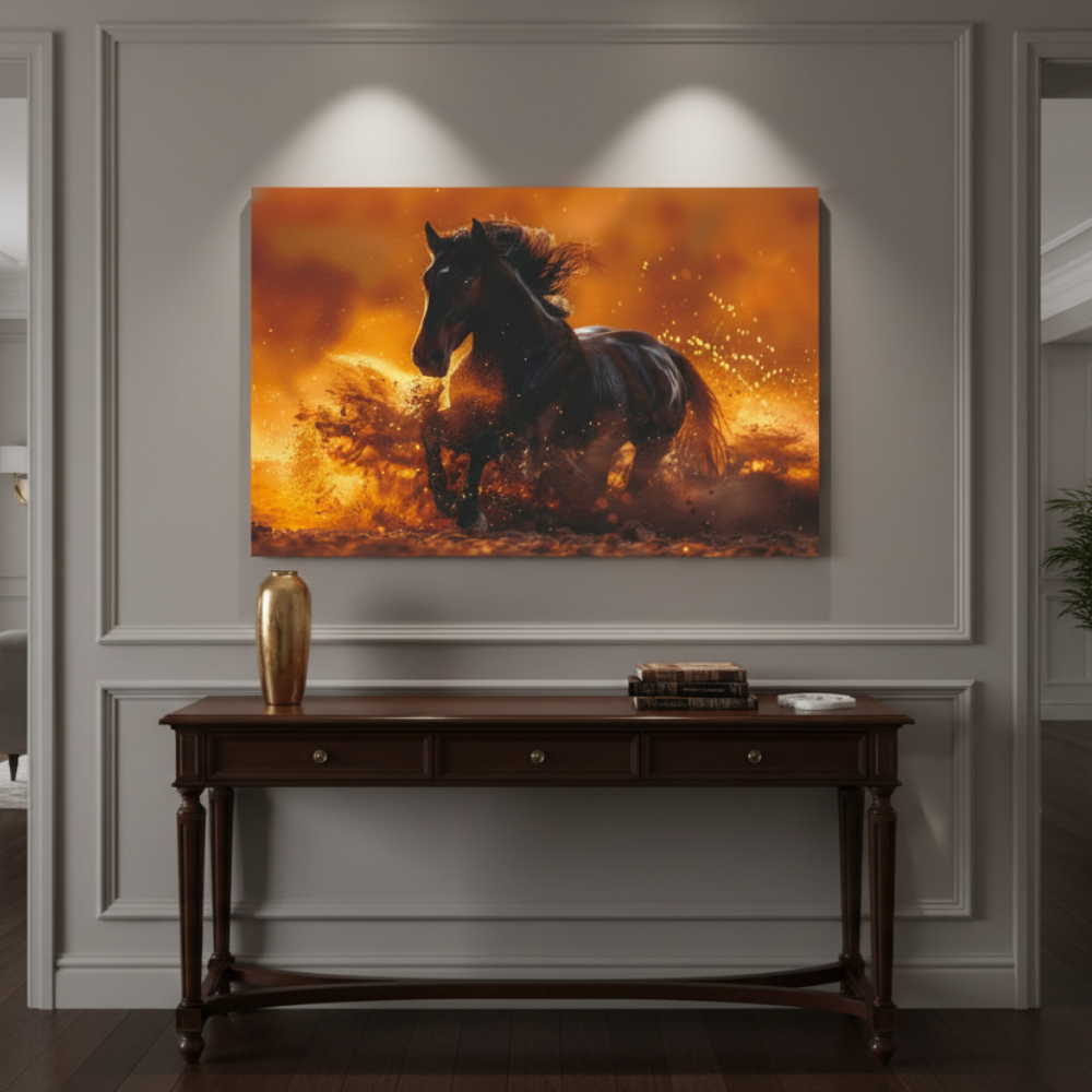 Vibrant Essence of the Primal Horse #01