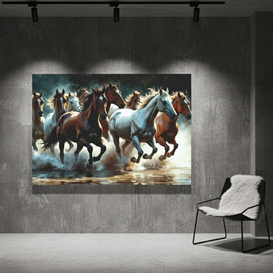 Vibrant Essence of the Primal Horse #14