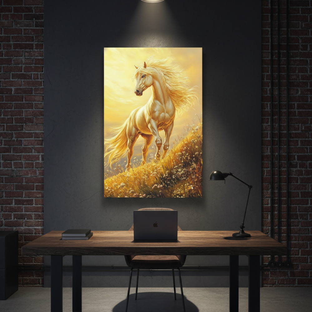 Vibrant Essence of the Primal Horse #17