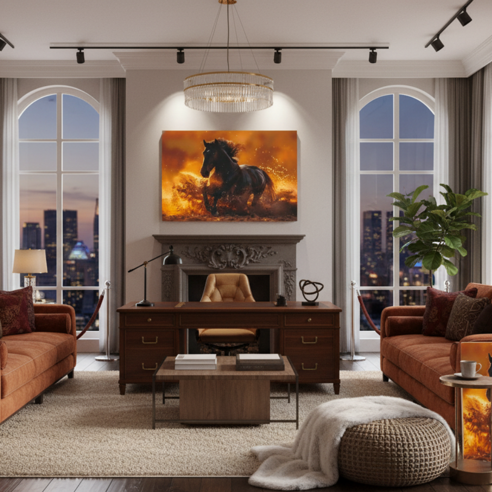 Vibrant Essence of the Primal Horse #01