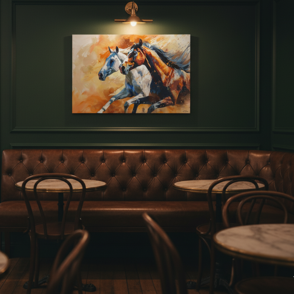 Vibrant Essence of the Primal Horse #20