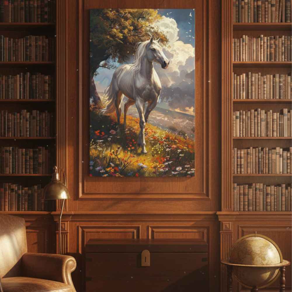 Vibrant Essence of the Primal Horse #23