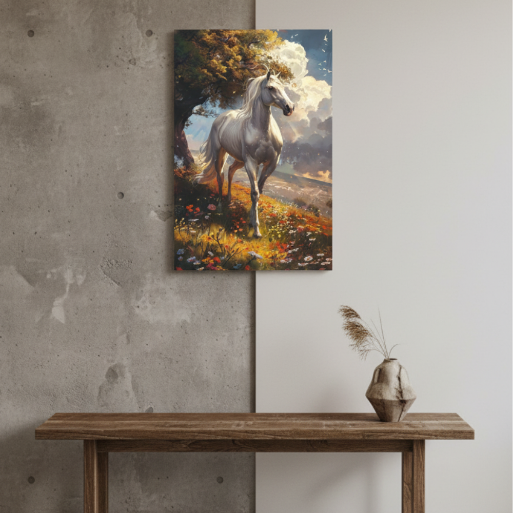 Vibrant Essence of the Primal Horse #23