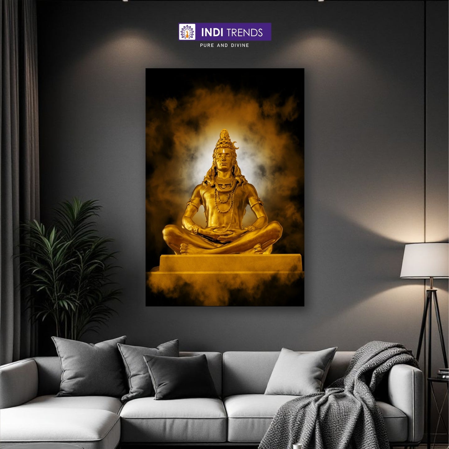 Lord Shiva Canvas Wall Art – Standard Print