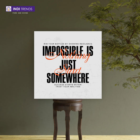 Creativ Thoughts Canvas Wall Art – Standard Print
