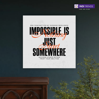 Creativ Thoughts Canvas Wall Art – Standard Print