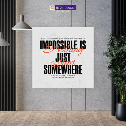 Creativ Thoughts Canvas Wall Art – Standard Print