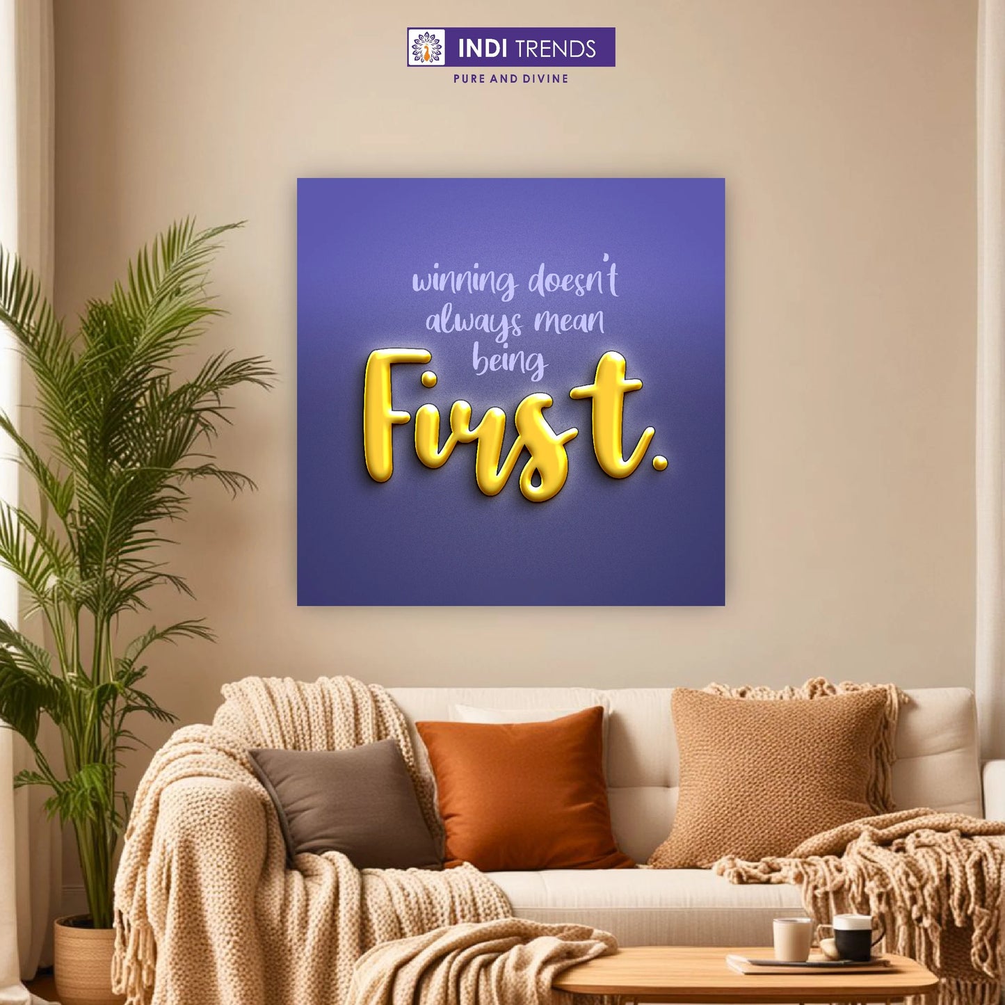 Creativ Thoughts Canvas Wall Art – Standard Print