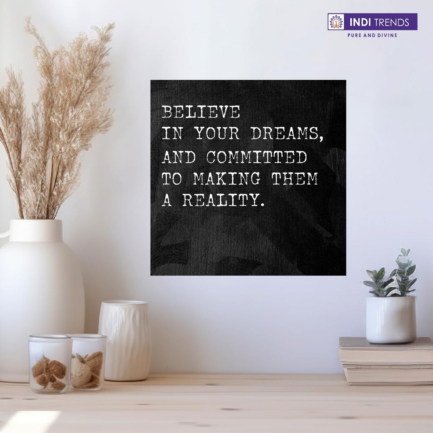 Creativ Thoughts Canvas Wall Art – Standard Print