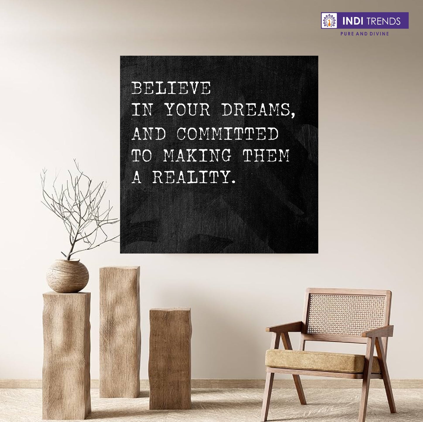 Creativ Thoughts Canvas Wall Art – Standard Print