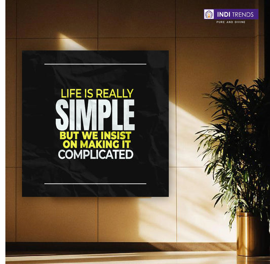 Creativ Thoughts Canvas Wall Art – Standard Print