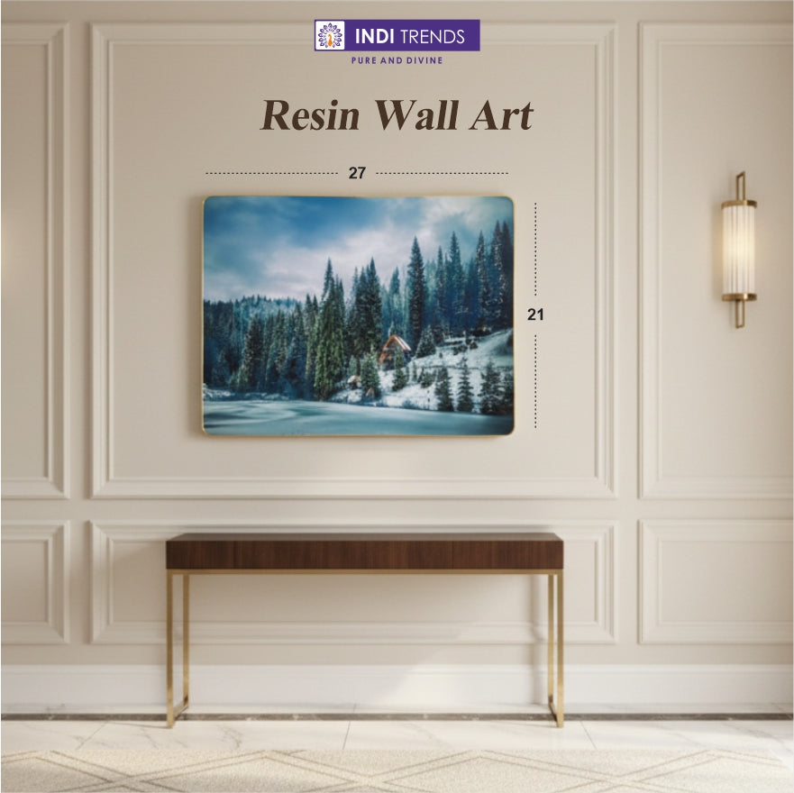 Where The Whisper Of Falling Snow Meets The Warmth Of A Solitary Cabin In The Silent Blue Hills