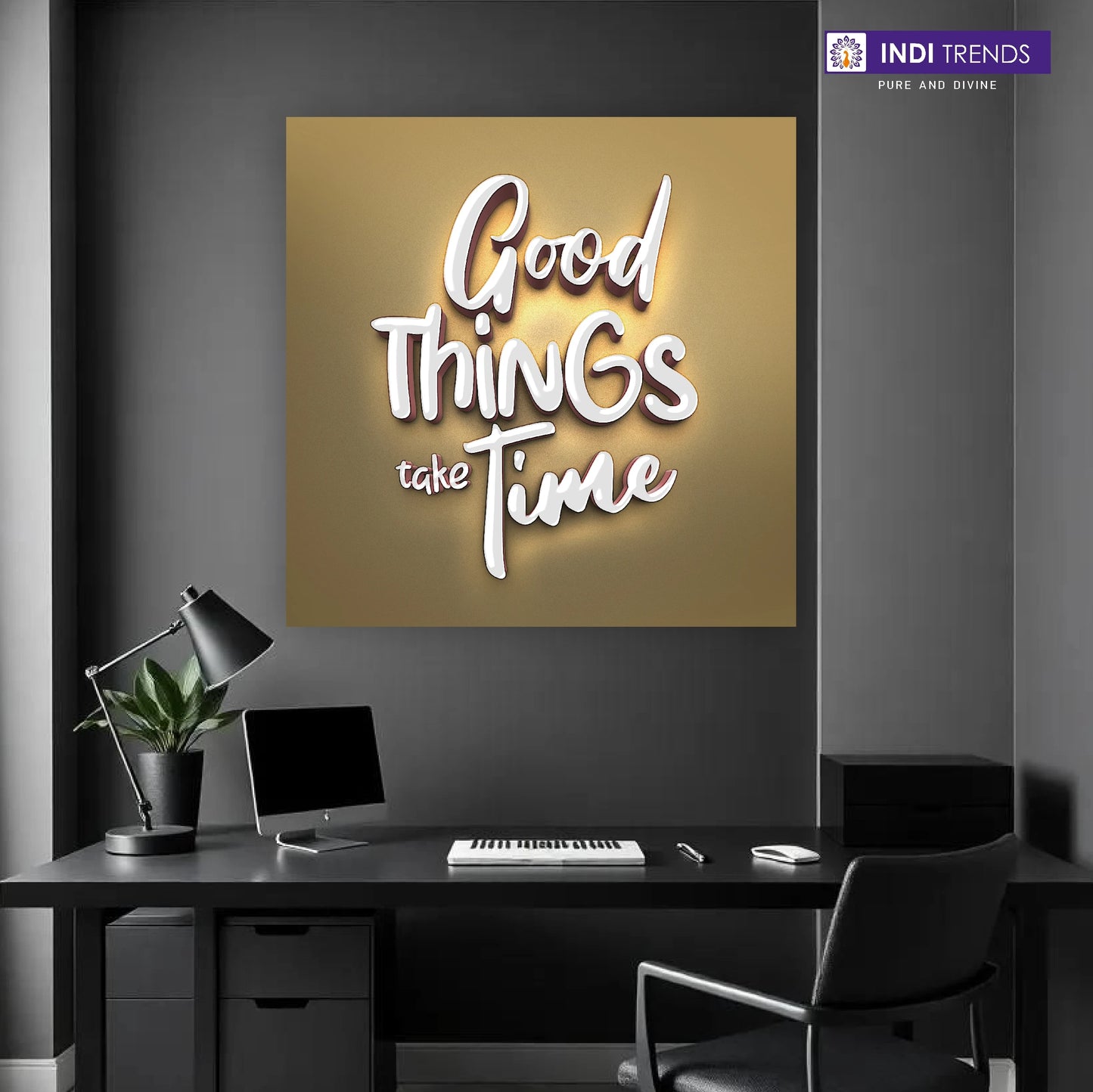 Creativ Thoughts Canvas Wall Art – Standard Print